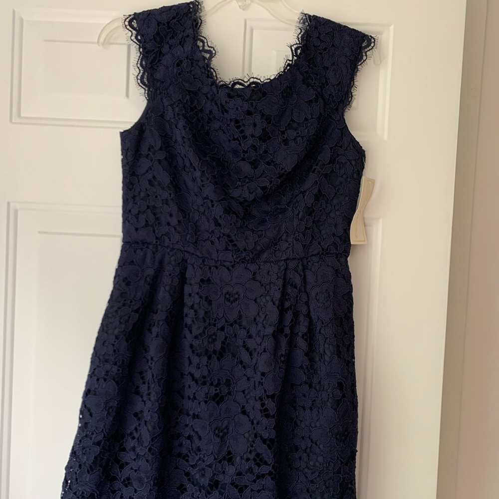 Shoshanna Navy Cocktail Dress